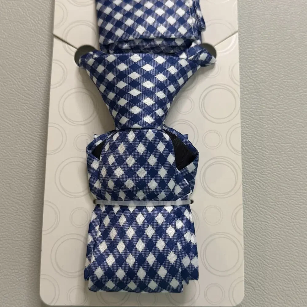 Wonder Nation Boys Necktie Pocket Square 2 Piece Set Blue NWT One Size